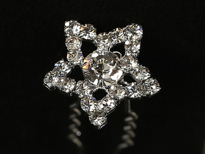Star shaped hair pin ([pack of 6)
