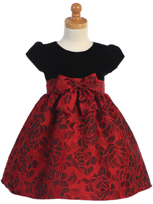 Velvet & Floral jacquard